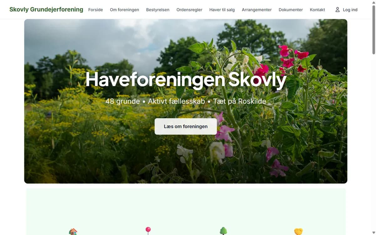 Hjemmeside-editor - screenshot fra Kirkeplatform