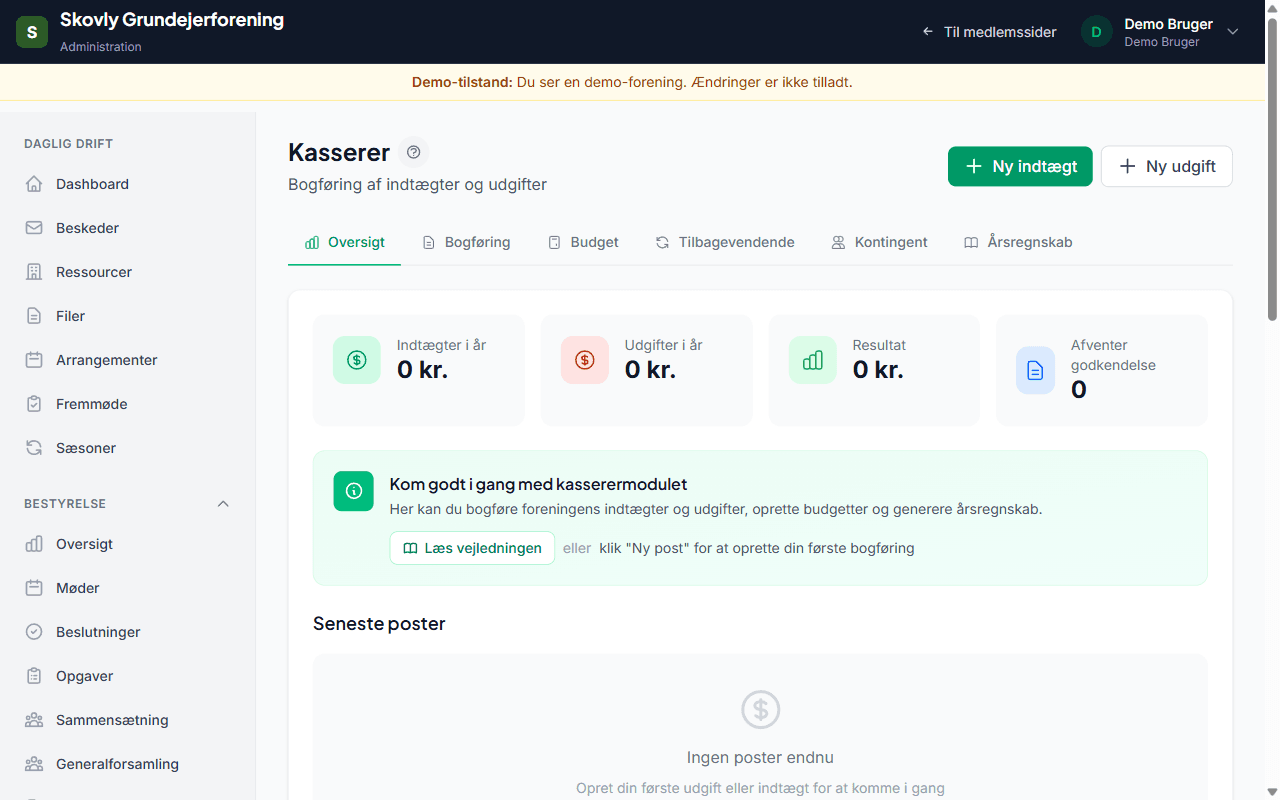 Regnskabsmodul